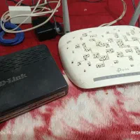 دوتا مودم وای فای و d.link