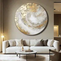 تابلوهای نقاشی دایره دکوراتیو