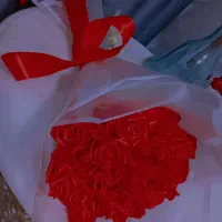 گل رز روبان با هر مدلی|گل مصنوعی|تبریز, |دیوار