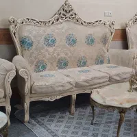 مبل ۹نفره به همرامیزغذاخوری ۲نفره باهم ست هستند|مبلمان خانگی و میز عسلی|قم, شهر قائم|دیوار