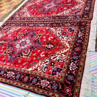 جفت فرش ۶متری دستبافت نقشه هریس تاجری|فرش|تبریز, |دیوار