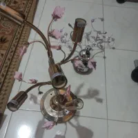 لوستر ارژانتینی با کریستالهای رنگی