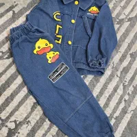 کاپشن شلوار جین بچگانه