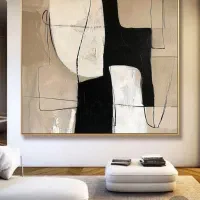 نقاشی پتینه میکرو سمنت|تابلو، نقاشی، عکس|آشخانه, |دیوار