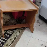 تخت دو نفره پاتختی و کشوهاش میز ارایش|تخت و سرویس خواب|سیرجان, |دیوار