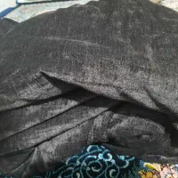 پارچه مخمل قهوه‌ای گرم سنگین