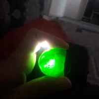 سنگ  زیبا نور عبور میده سبز   معاوضه با نقره|جواهرات|قم, میرزائیه|دیوار