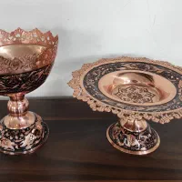 ظروف سنتی مسی الماس تراش