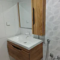 روشویی با آینه و باکس