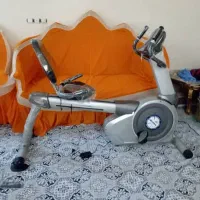 دوچرخه ثابت مبله پشت دار خانگی و باشگاهی،حرفه ای