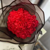 کل ربانی همه رنگ شاخهی۱۵|گل مصنوعی|قروه, |دیوار