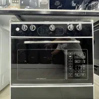 اجاق گاز ۵ شعله رفلکس با درب شیشه‌ای