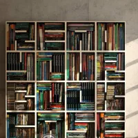 کتابخانه ایبرا و دکوری لوکس