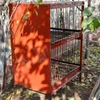 مرغ قفس آهنی لاری مرغ خروس برهما بوقلمون