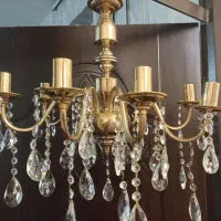 ۳ عددلوستر برنز هشت شعله|لوستر و چراغ آویز|تبریز, |دیوار