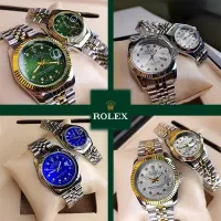 ساعت مچی ست زنانه و مردانه رولکس دیت جاست(اقتصادی)