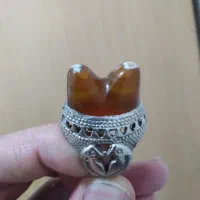 انگشتر باباقوری عقیق تک در دنیا