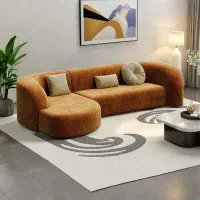 مبل ال پنج نفره/ رنگبندی متنوع/ اقتصادی/ مینیمال