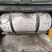 منبع گاز با همه وسایلش کامل