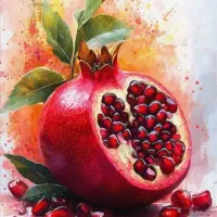 طرح یلدایی روی لباس