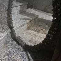 آینه همراه پایه برنزی