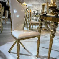 صندلی فلزی pvd مدل کوئین تالاروخانه عقد