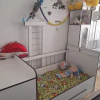 تخت وکمد کودک و نوجوان شازند|تخت و سرویس خواب|شازند, |دیوار