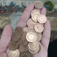 100 تا سکه قدیمی شاهی|کلکسیون سکه، تمبر، اسکناس|کرمان, |دیوار