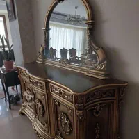 آینه کنسول سلطنتی ،طلایی