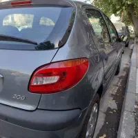 پژو ۲۰۶ مدل ۱۳۹۳ خاکستری تیپ ۵ بی رنگ|خودرو سواری و وانت|تهران, دریان‌نو|دیوار