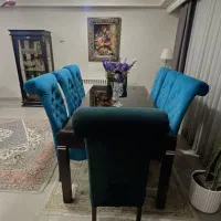 مبل و میز ناهارخوری ۸ نفره با میز جلو مبلی|مبلمان خانگی و میز عسلی|کرمانشاه, |دیوار