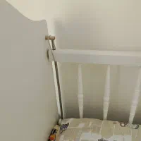 تخت گهواره ای نوزاد تمیز و در حد نو