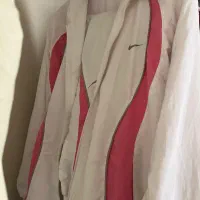 گرم کن شلوار نایک سفید صورتی