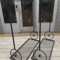 رخت آویز رگال لباس نو حلقه جوش و چوب لباسی فلزی|بندرخت و رختآویز|اصفهان, بهار آزادی|دیوار