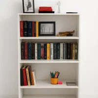 کتابخانه سفید مدرن و کاربردی|کتابخانه، شلف، قفسه‌های دیواری|قزوین, |دیوار