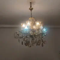 لوستر  ۶ شاخه   و۱۲ لامپه