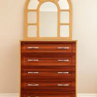 دراور طرح چوب با آینه|جاکفشی، کمد، دراور|پرند, فاز ۲|دیوار