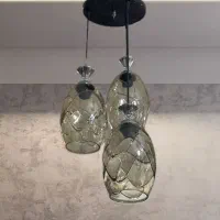 چراغ آویز سه شاخه و تک شاخه