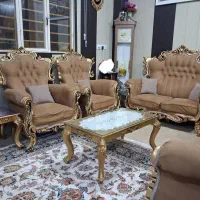 .مبل سلطنتی ۷ نفره..مبل ال ۶ نفره نو|مبلمان خانگی و میز عسلی|ایذه, |دیوار