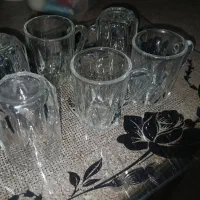 ۶عدد استکان دسته دار منصور|ظروف سرو و پذیرایی|اصفهان, باتون|دیوار