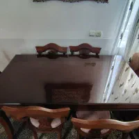 میز ناهار خوری ۶ نفره چوب راش اصل|میز و صندلی غذاخوری|بیرجند, |دیوار