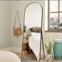 تولید اینه گنبدی قدی فلزی ساده پنجره ای پایه دار|آینه|کرج, گوهردشت|دیوار