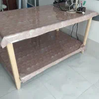 میز چوبی دو طبقه