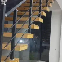 نرده استیل حفاظ آلومینیوم نرده شیشه ای