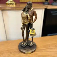 مجسمه تندیس ماکت دختر پسر کادو هدیه دکور کتابخونه