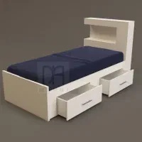 تخت تکنفره جادار مدلarsam*مناسب نوجوان و بزرگسال*