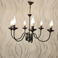 لوستر ۶شاخه  مدرن|لوستر و چراغ آویز|فردیس, فردیس|دیوار