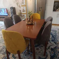 نهار خوری شش نفره|میز و صندلی غذاخوری|کوهدشت, |دیوار