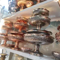 سرویس پذیرایی مسی همه مدل رنگ ثابت مس|ظروف سرو و پذیرایی|شاهرود, |دیوار