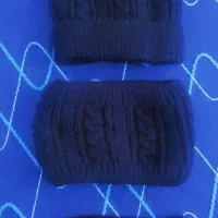 کلاه،شال گردن،دست کش، سط هم مشکی غلیظ